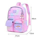Cartoon Clouds Backpack Girl Waterproof Book Bag