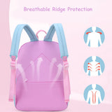 Cartoon Clouds Backpack Girl Waterproof Book Bag