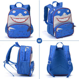 Kids Shark Backpack Oxford Waterproof Lightweight Boys and Girls Small Backpack