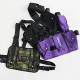 Kids Tactical Shoulder Bag Chest Rig Hip Hop Streetwear Waist Packs