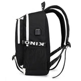 Kids Unisex USB Nylon Backpack Student School Bag