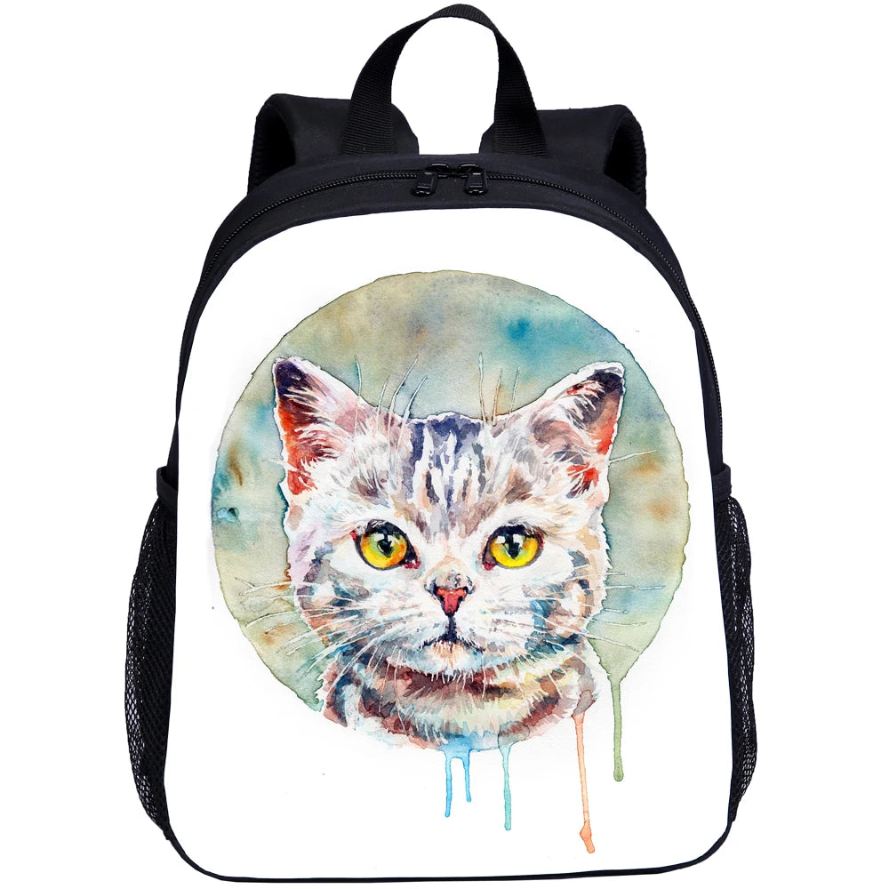 3D Print Kids Zoo Animal Backpack Cat Dog Giraffe