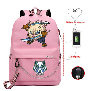 Kimetsu No Yaiba Inosuke Anti-theft Backpack