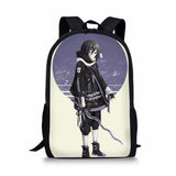 Kimetsu No Yaiba Print Backpack for Kids