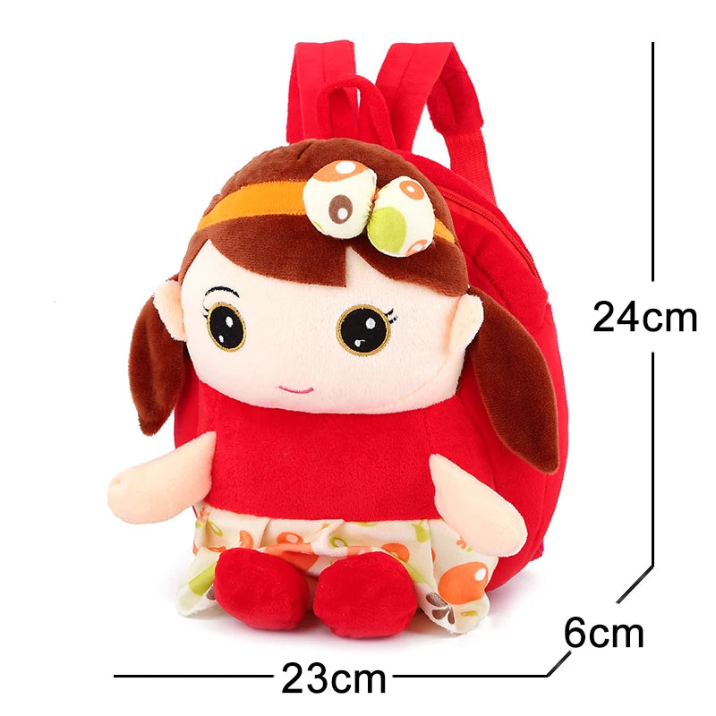 Kindergarten Backpack Girls Baby Cartoon Toy School Bag