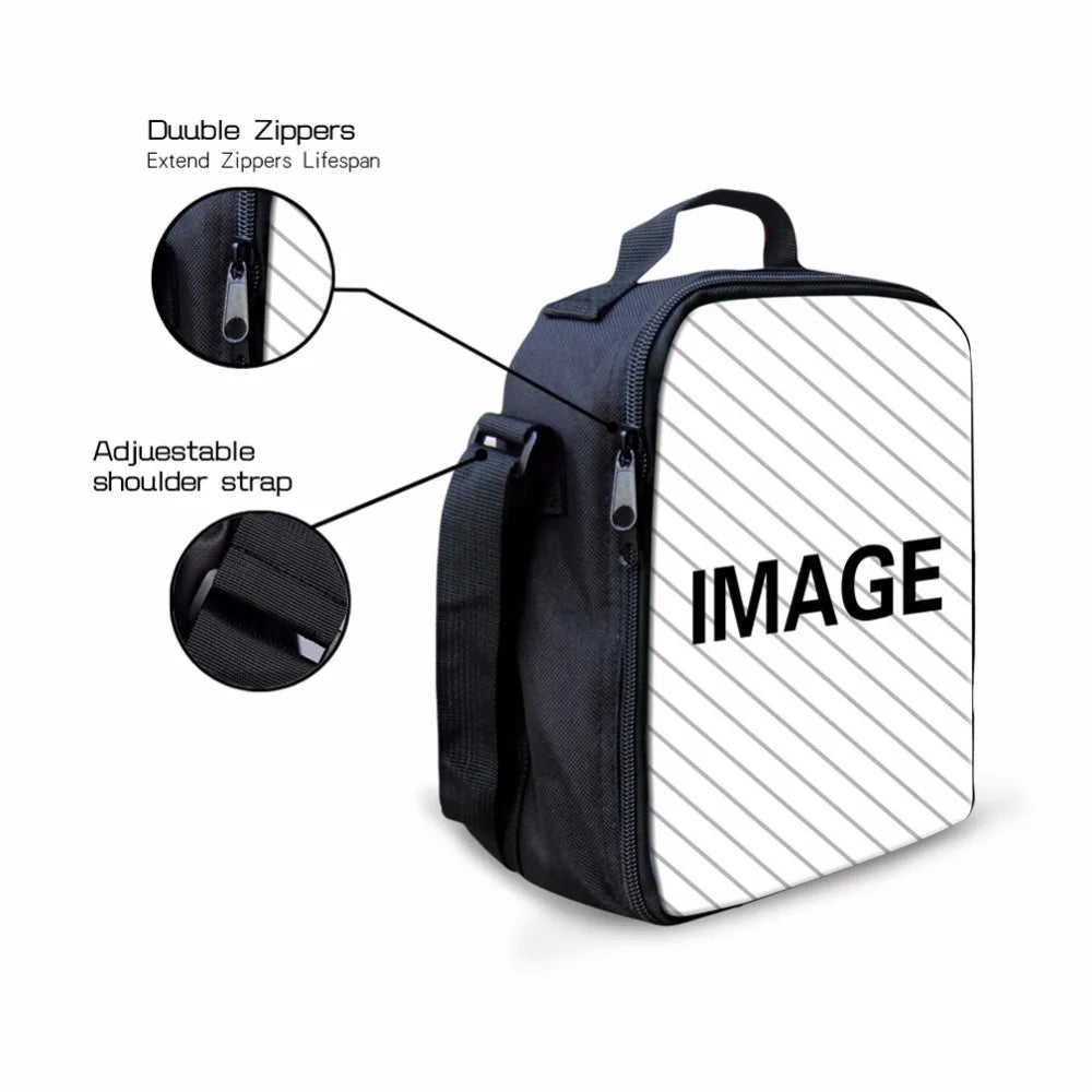 Kindergarten Bag Nursery School Bags for Girl Meal Christmas Printing