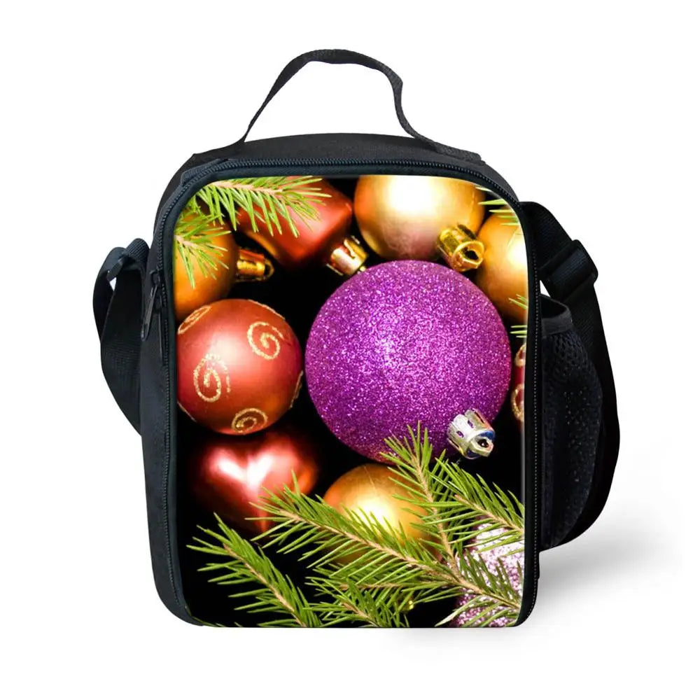 Kindergarten Bag Nursery School Bags for Girl Meal Christmas Printing