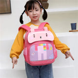 Kids Dinosaur Backpack, Cartoon Schoolbag for 3-6 Year Olds