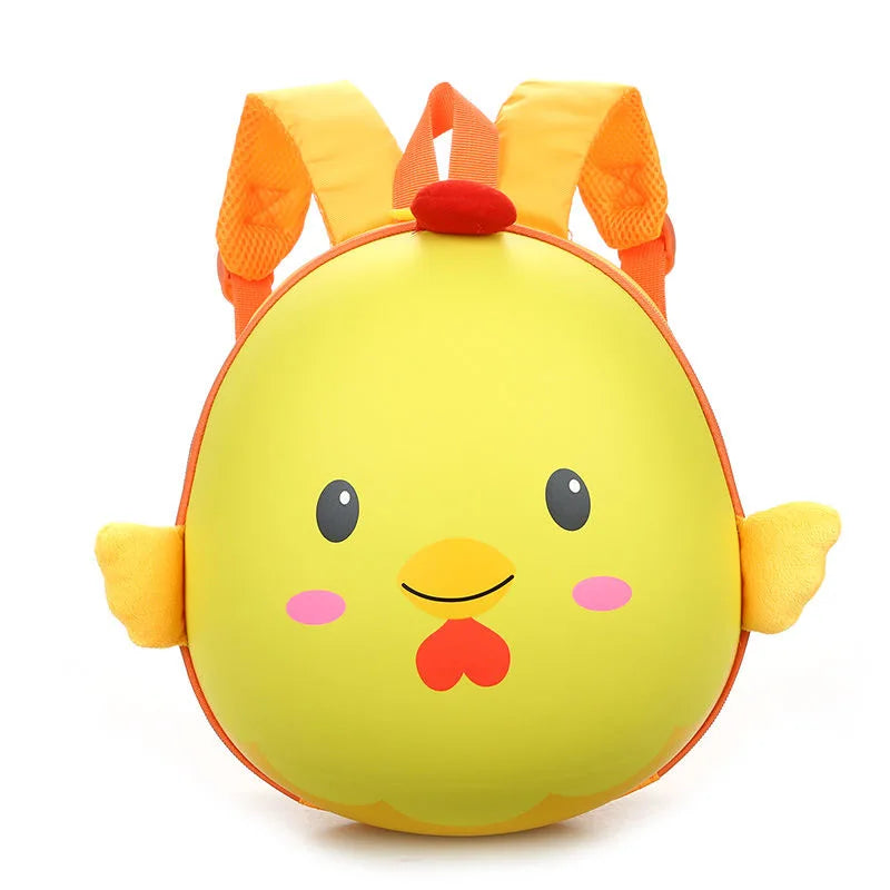 Kindergarten School Bag Boys Girls 3D Eggshell Baby Backpack Children School Bag