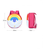 Kids Rainbow Donut Car Tyre Shape Backpack Mini Wheel Bag