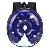 Kids Rainbow Donut Car Tyre Shape Backpack Mini Wheel Bag