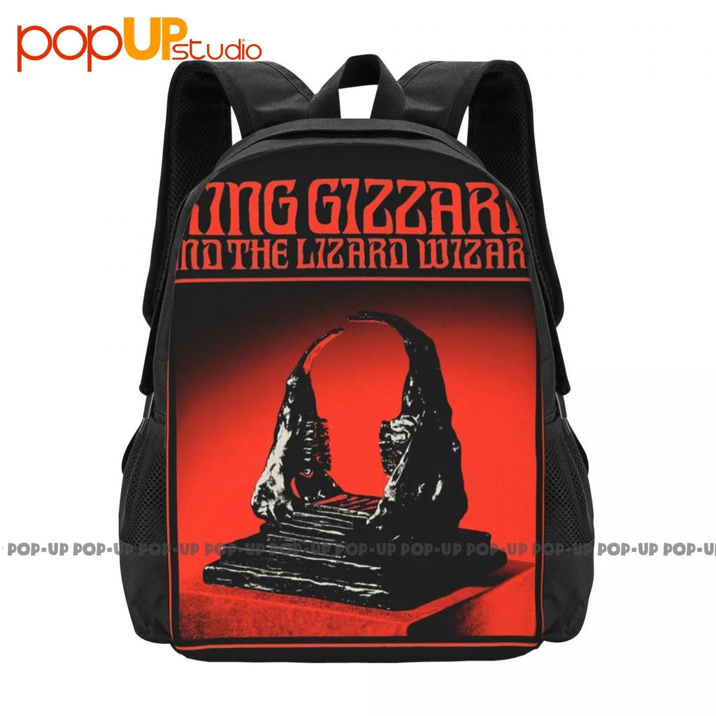 King Gizzard Lizard Wizard World Tour Backpack Large Capacity