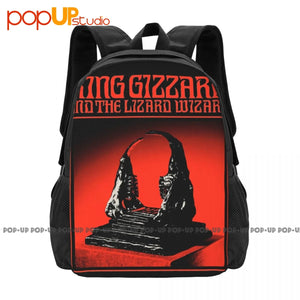 King Gizzard Lizard Wizard World Tour Backpack Large Capacity