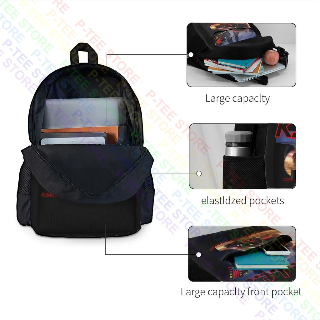Knight Rider Symbol Car Large Capacity Backpack