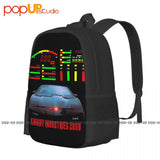 Knight Rider Kitt Dashboard Backpack Large Capacity School Style Sports Bag