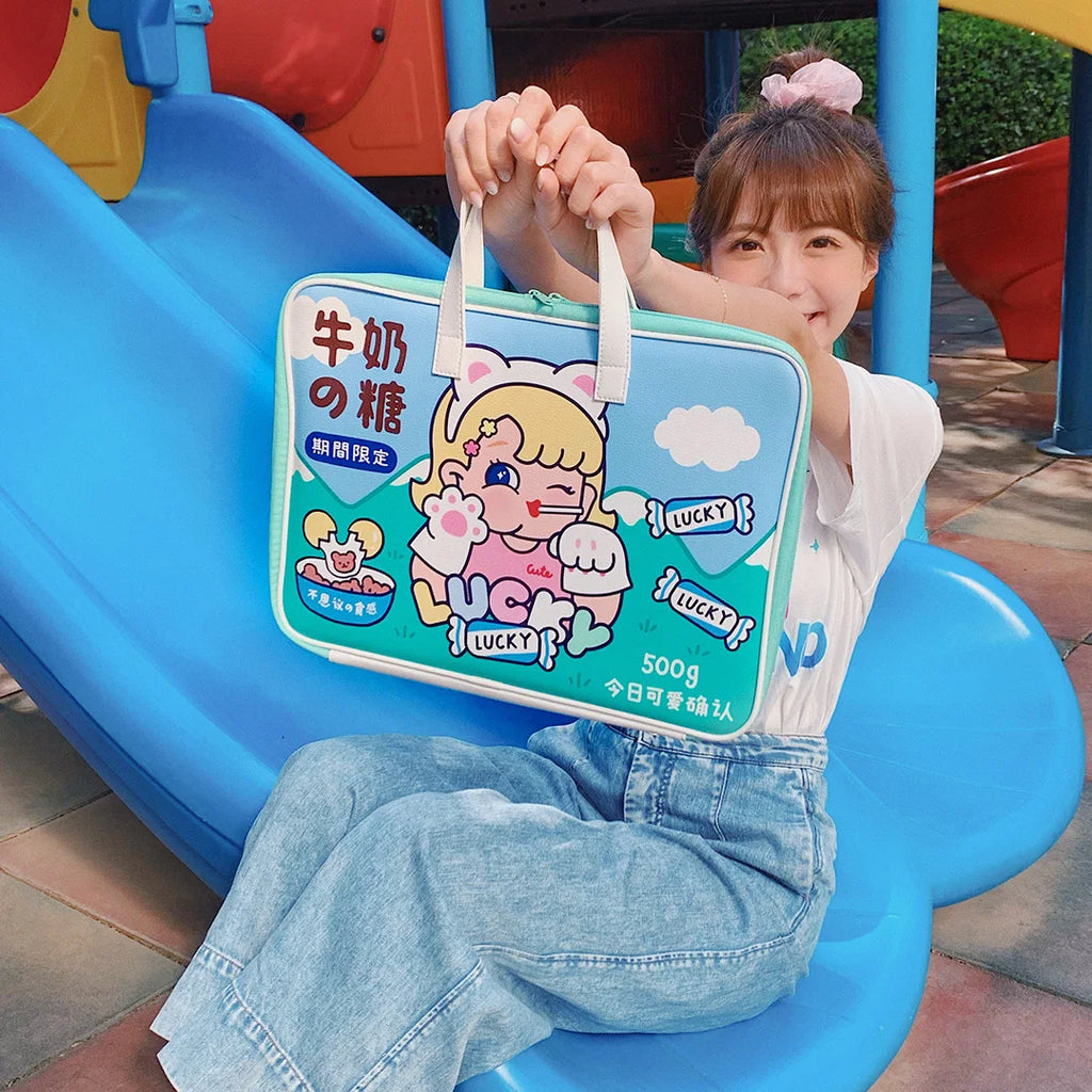 Korea Laptop Notebook Handbag Large Capacity Computer Case