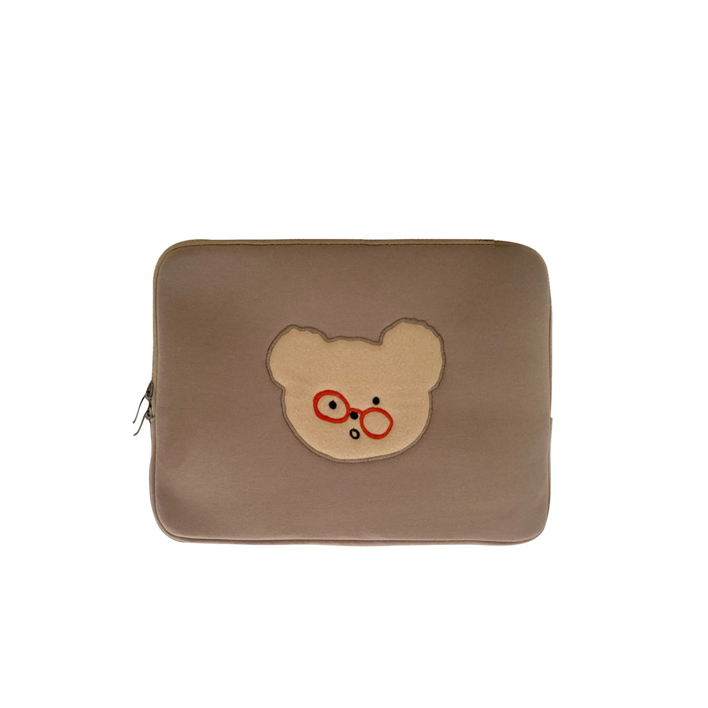 Korea Ins Cartoon Bear Tablet Sleeve Bag Pouch 11 13 15 Inch Inner Case
