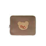 Korea Ins Cartoon Bear Tablet Sleeve Bag Pouch 11 13 15 Inch Inner Case