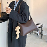 Korea Japanese Style Square Underarm Large Capacity Shoulder Bag