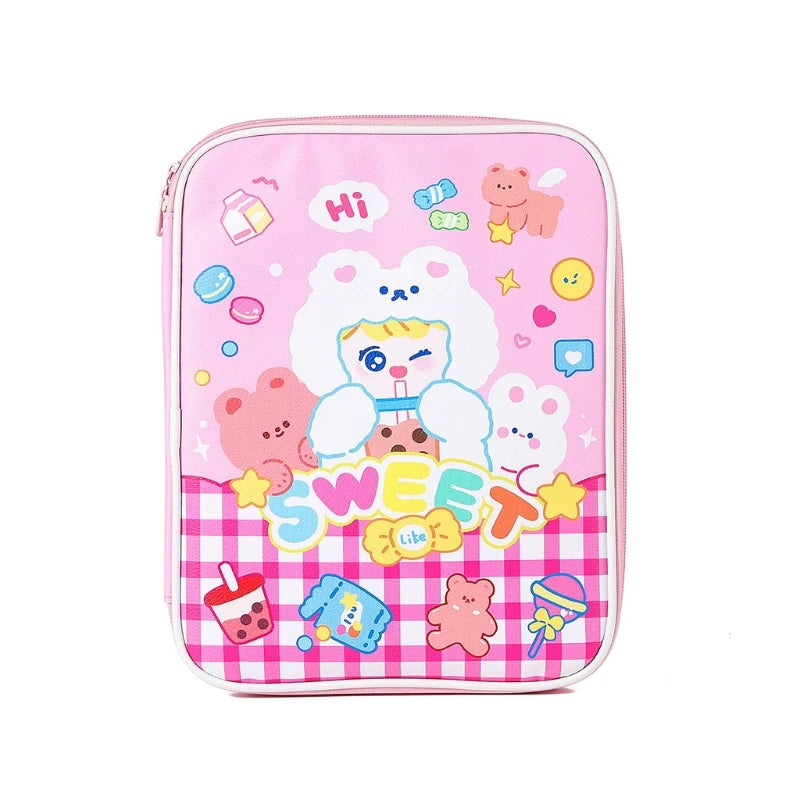 Cartoon Laptop Sleeve 9.7-11 Inch Tablet Cover Pouch Zipper Bag