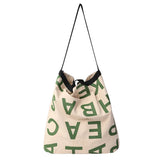 Casual Canvas Bag Ladies Handbag Student Shoulder Shopping Bag