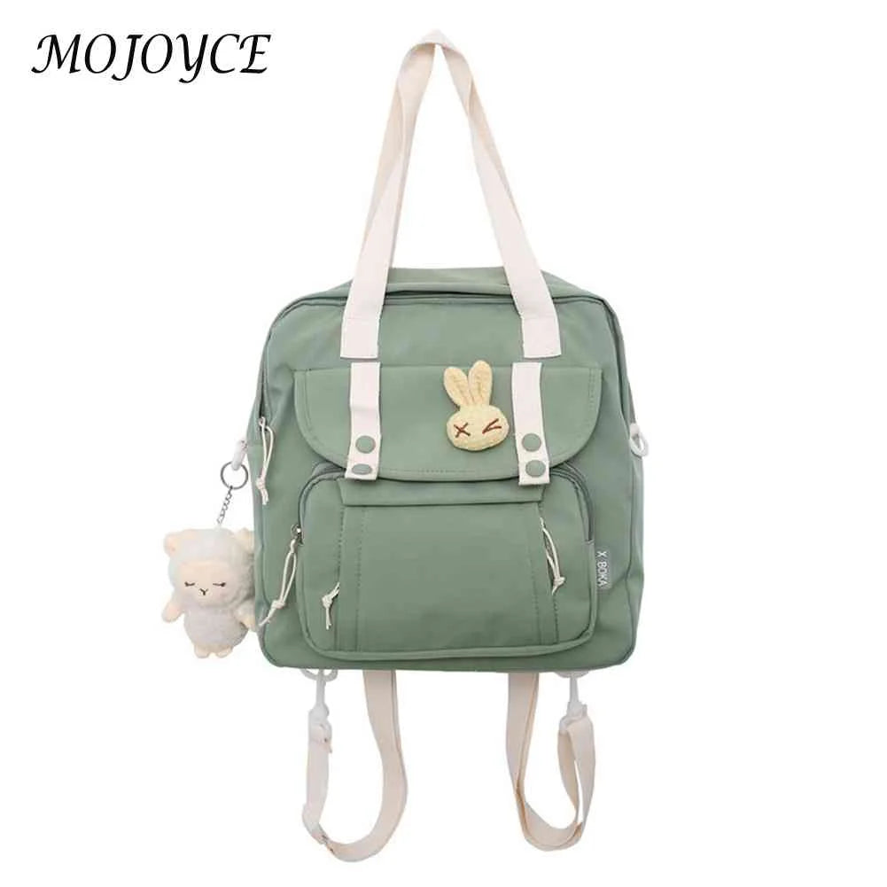 Japanese Nylon Schoolbag Girl Backpack Travel Handle Bags Laptop Bag
