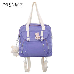Japanese Nylon Schoolbag Girl Backpack Travel Handle Bags Laptop Bag