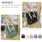 Japanese Nylon Schoolbag Girl Backpack Travel Handle Bags Laptop Bag