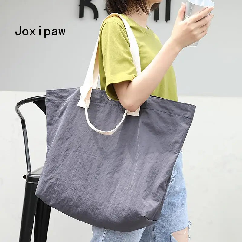 Casual Large Capacity Canvas Tote Bag for Women