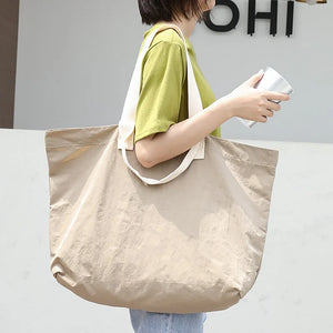 Casual Large Capacity Canvas Tote Bag for Women