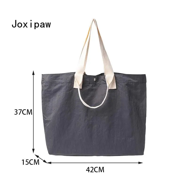 Casual Large Capacity Canvas Tote Bag for Women