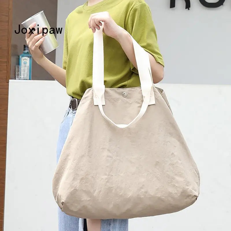 Casual Large Capacity Canvas Tote Bag for Women