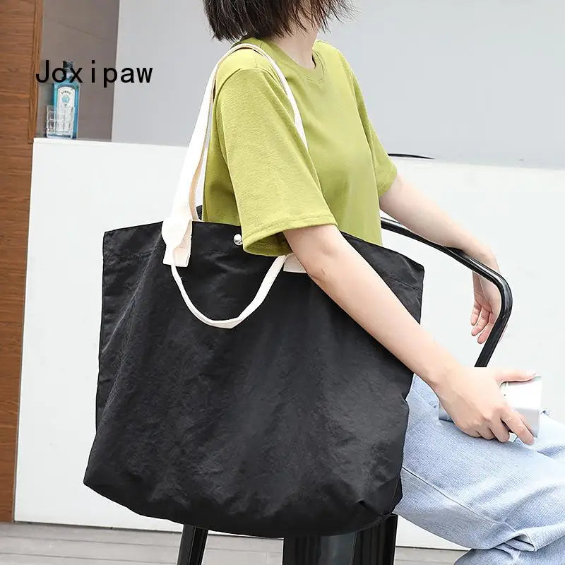Casual Large Capacity Canvas Tote Bag for Women