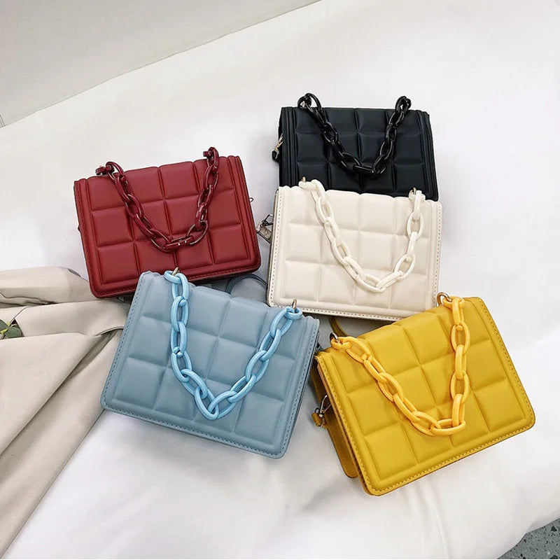 Embossed Flap Crossbody Mini Purse