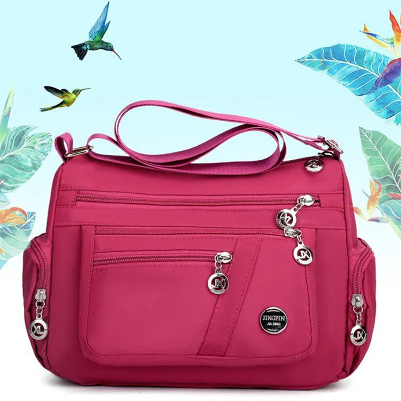 Nylon Canvas Crossbody Bag Shoulder Messenger Handbag