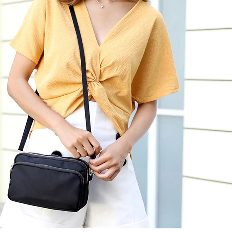Mother Shoulder Bags Solid Multi-layer Crossbody Bag