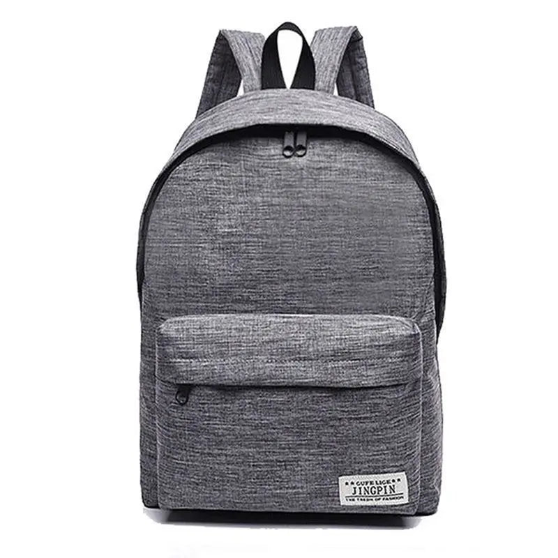 Canvas School Laptop Backpack for Teenagers Travel Bagpack Rucksack