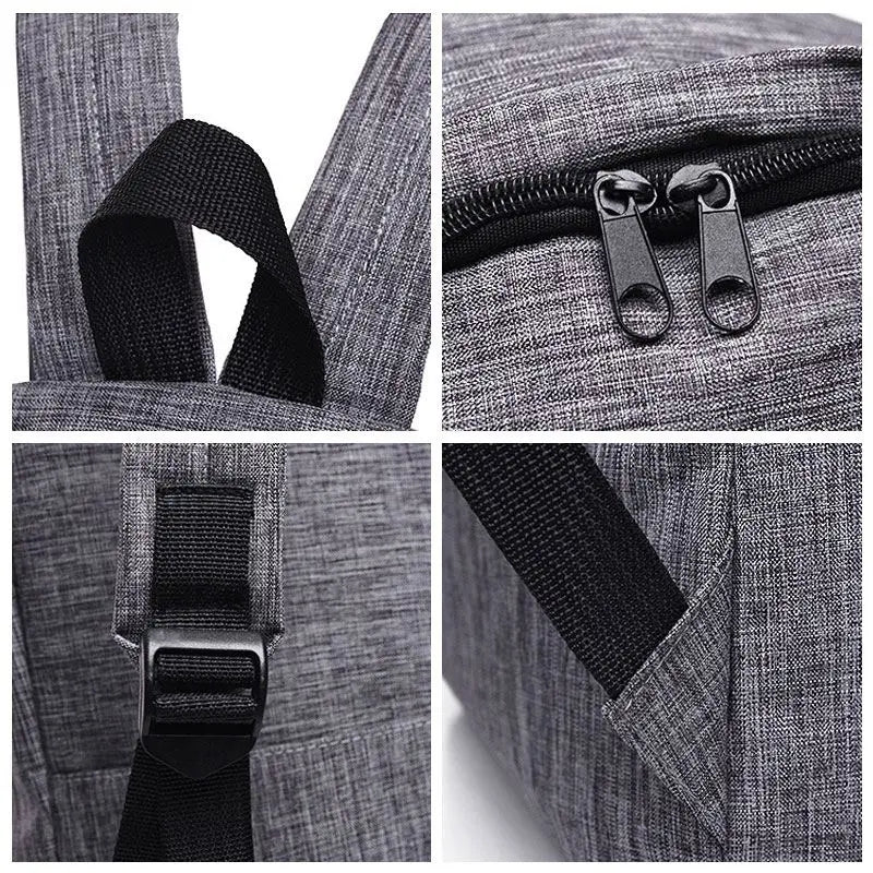 Canvas School Laptop Backpack for Teenagers Travel Bagpack Rucksack