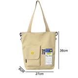 Large Capacity Canvas Messenger Bag for Girls