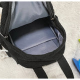 Canvas Small Mini Backpack For Women - Travel Backpack School Bag Tote