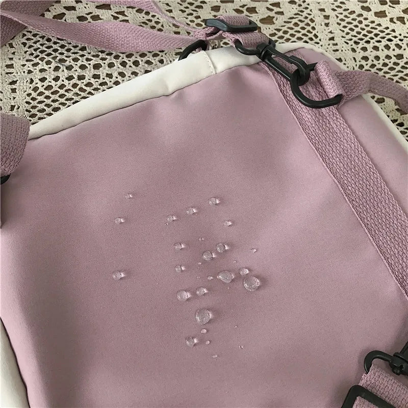 Waterproof Nylon Small Shoulder Bags for Teenage Girls