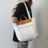 Canvas Tote Bag Large Casual Shoulder Bag Women's Messenger Handbag