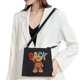 Cartoon Teddy Bear Pattern Shoulder Bag - High-end Evening Bag
