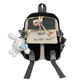 Waterproof Canvas Small Mini Backpack For Women Travel School Bag