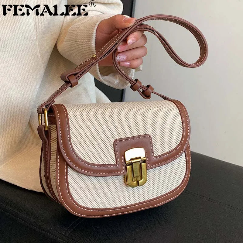 Casual Women Shoulder Bag Saddle Messenger Bags Sac Main Femme