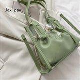 Summer Transparent Jelly Shoulder Bag Female PVC Handbag
