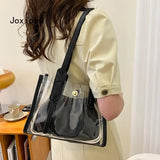 Summer Transparent Jelly Shoulder Bag Female PVC Handbag