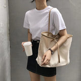 Canvas Shoulder Bag Student Handbag Shopping Bag
