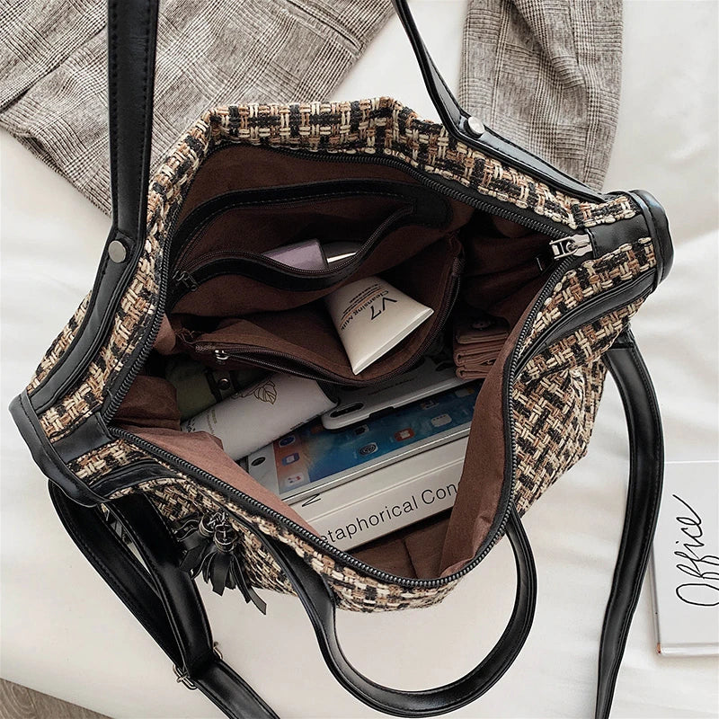 Large Capacity Women Handbag Shoulder Crossbody Tote Messenger Bag