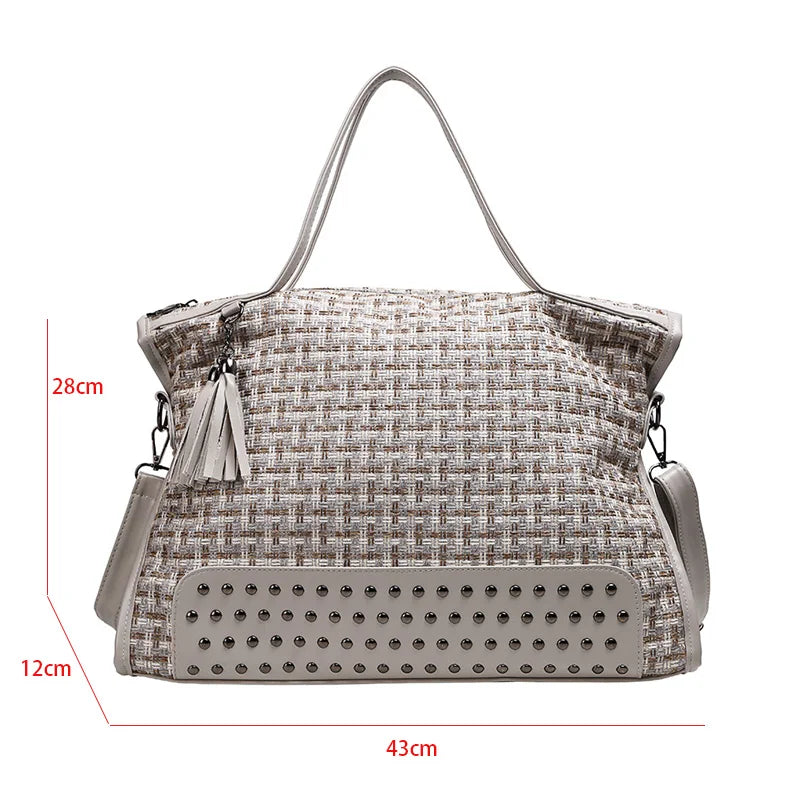 Large Capacity Women Handbag Shoulder Crossbody Tote Messenger Bag